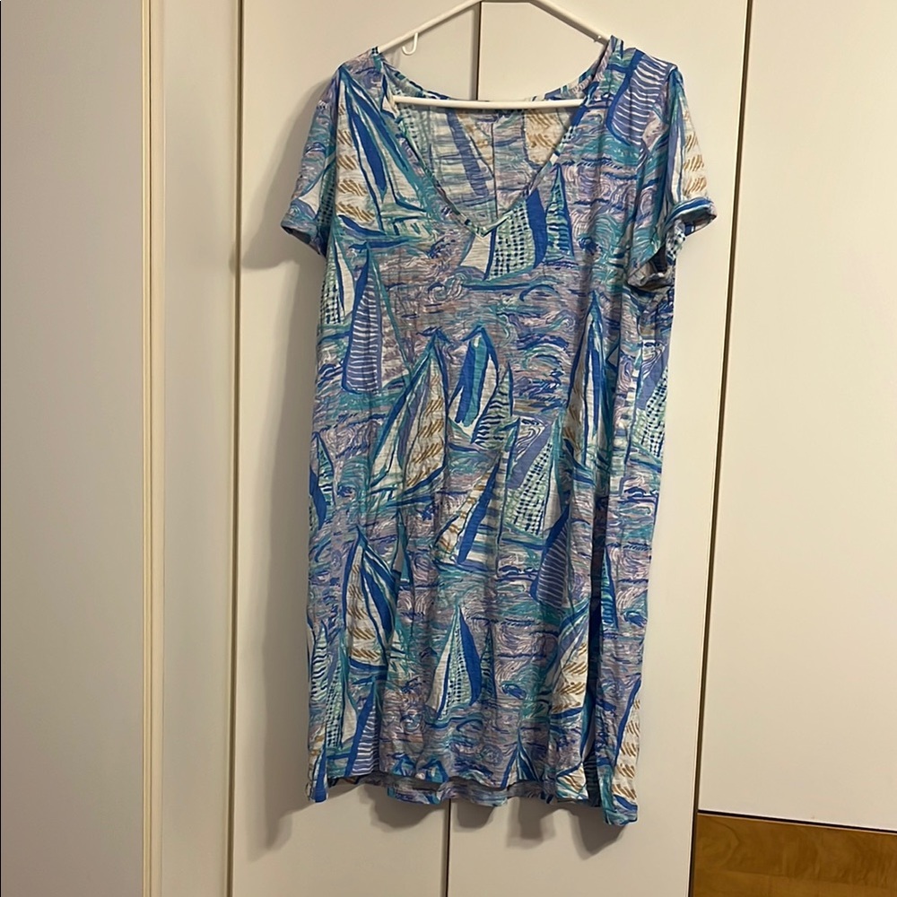 Lilly Pulitzer Multicolor Sailboat Dress